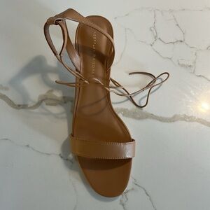 Loeffler Randall Jackie Dune Mid Heel Sandal